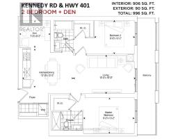 Primary Bedroom - 320 2033 Kennedy Road, Toronto, ON M1T0B9 Photo 4