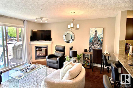 Living room - 106 2045 Grantham Co Nw, Edmonton, AB T5T3X6 Photo 1
