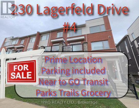 4 230 Lagerfeld Drive, Brampton