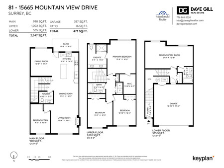 81 15665 Mountain View Drive, Surrey